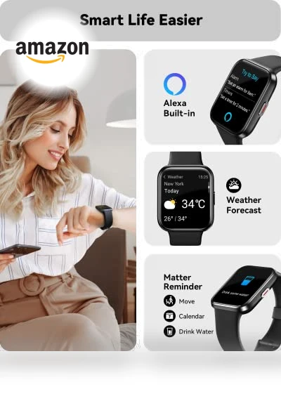 Smart Watch with Alexa Built-in — Smartwatches, ENOMIR
