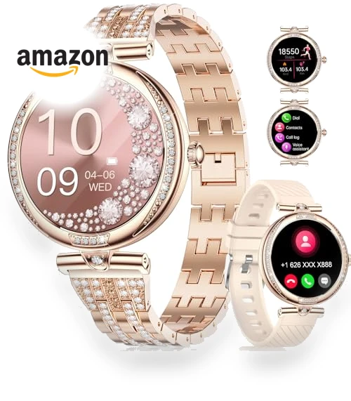 Smart Watch with Diamonds for Women — Smartwatches, LIGE