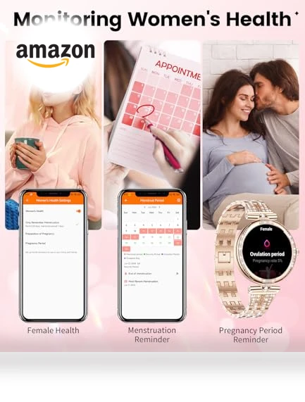Smart Watch with Diamonds for Women — Smartwatches, LIGE