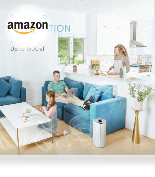 Smart WiFi & Voice Control True HEPA Air Purifier — Activated Carbon Air Purifiers, BlissAer