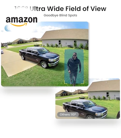 Solar Security Cameras Wireless Outdoor — Smart Home Security, AOSU