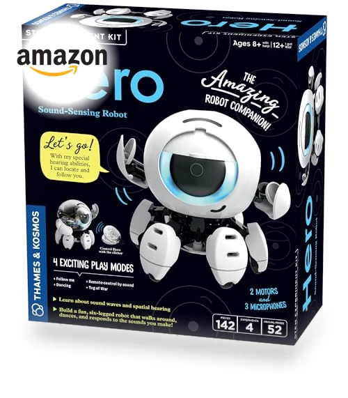Sound-Sensing Robot STEM Experiment Kit — Melody Makers, Thames & Kosmos