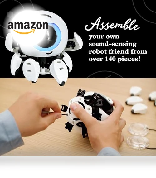 Sound-Sensing Robot STEM Experiment Kit — Melody Makers, Thames & Kosmos