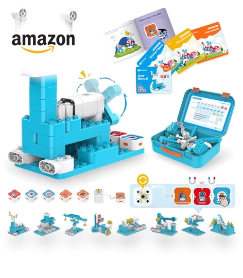 STEM Blocks Coding Robot Kit for Kids — Construction Kits, Whalesbot