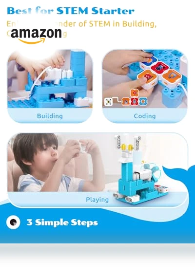 STEM Blocks Coding Robot Kit for Kids — Construction Kits, Whalesbot