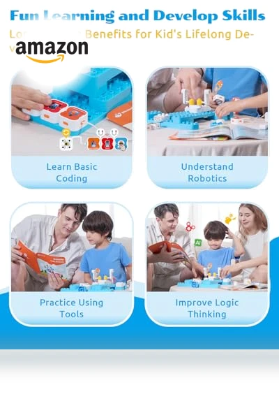 STEM Blocks Coding Robot Kit for Kids — Construction Kits, Whalesbot