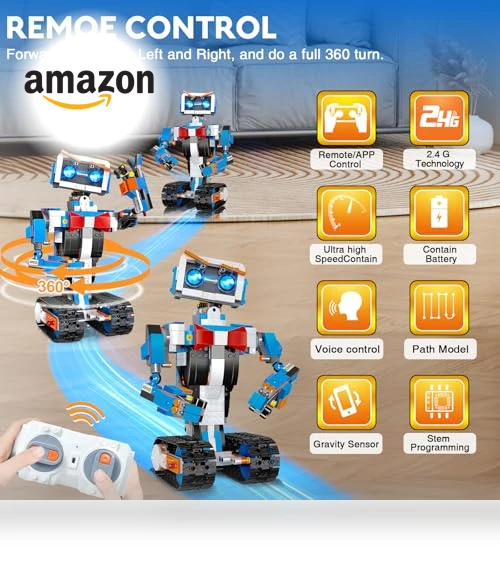 STEM Building Robot Toys for Kids — Construction Kits, Anysun