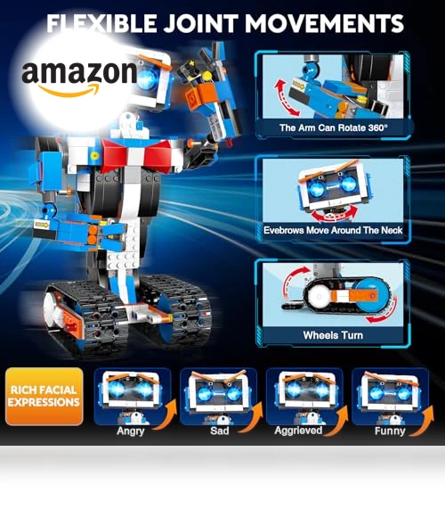 STEM Building Robot Toys for Kids — Construction Kits, Anysun