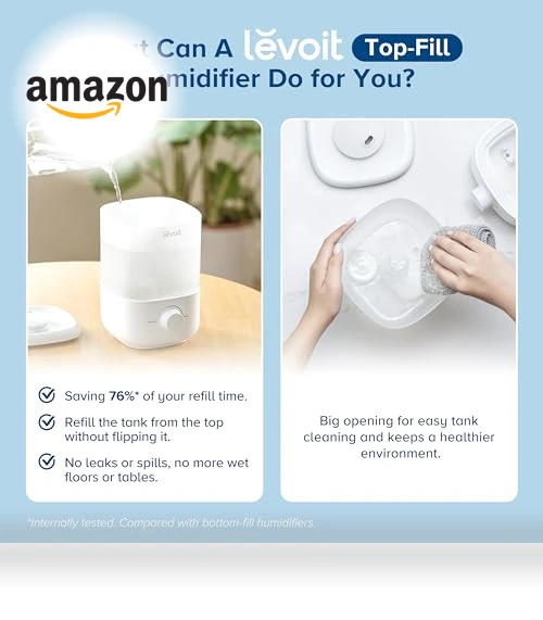 Top Fill Humidifier — Air Moisturizers, LEVOIT