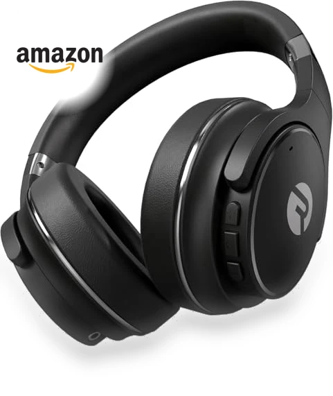 Wireless Bluetooth Over Ear Headphones with Active Noise Cancelling — In-Ear Headphones, Raycon