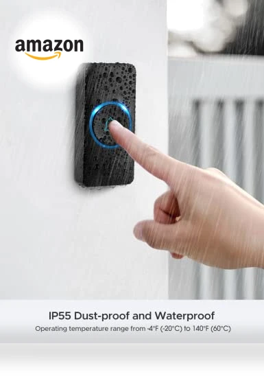 Wireless Doorbell Chime Kit — Push Buttons, AVANTEK