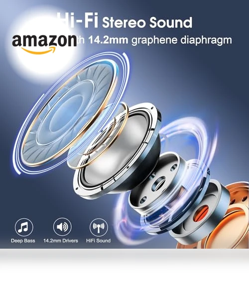 Wireless Earbuds with 75hrs Playtime — In-Ear Headphones, Aptkdoe