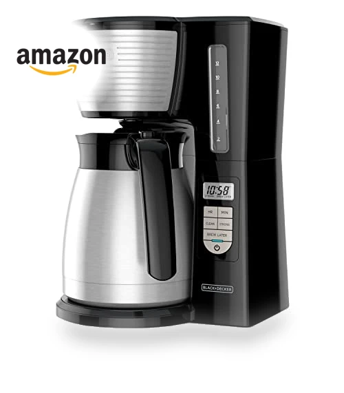 12-Cup Thermal Programmable Coffee Maker — Electric Blade Coffee Grinders, BLACK+DECKER