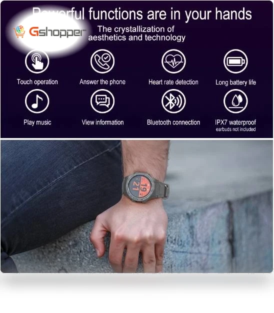 Smartwatch with True Wireless Earbuds — Smartwatches, Aipower