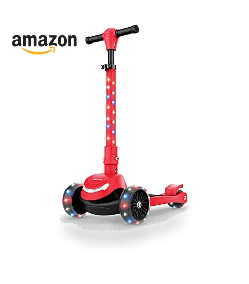 3-Wheel Light-Up Kick Scooter — Push Scooters, Jetson