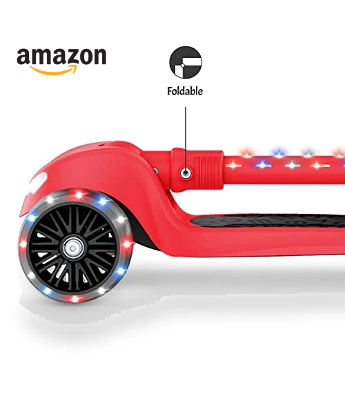 3-Wheel Light-Up Kick Scooter — Push Scooters, Jetson