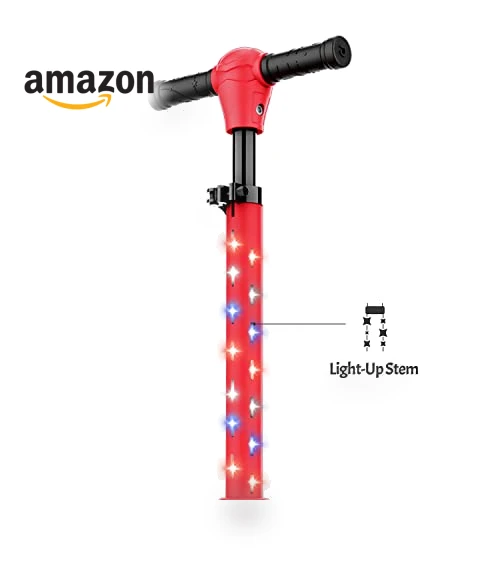 3-Wheel Light-Up Kick Scooter — Push Scooters, Jetson