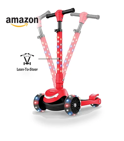 3-Wheel Light-Up Kick Scooter — Push Scooters, Jetson