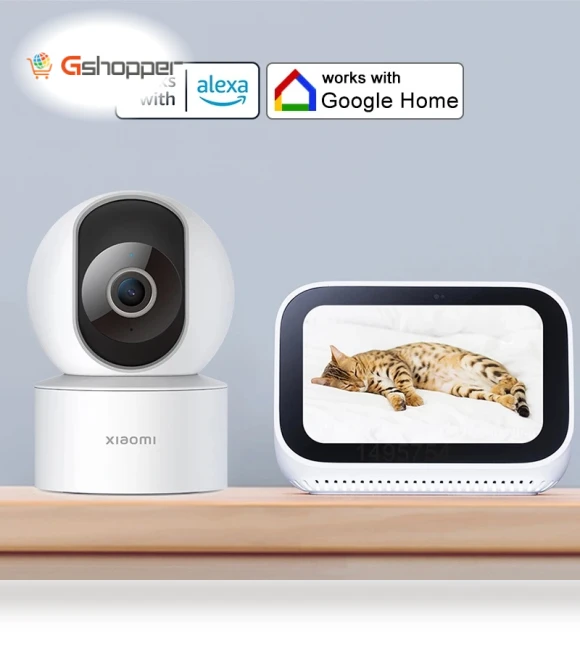 360° PTZ Camera with HD Infrared Night Vision — Smart Home Security, Xiaomi