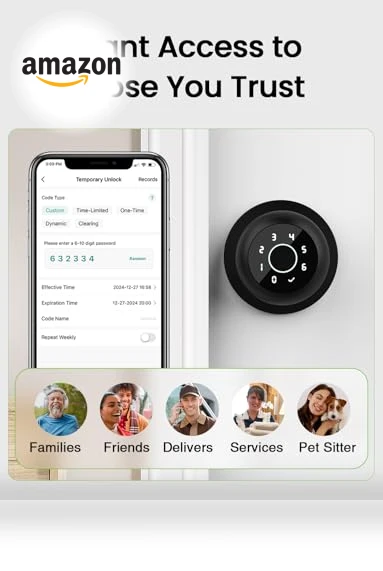 4-in-1 Smart Door Knob Fingerprint Door Lock — Smart Home Security, GHome Smart