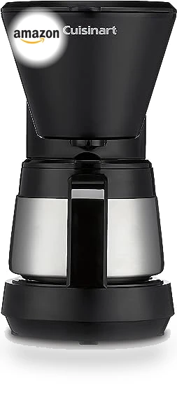5-Cup Coffeemaker with Stainless Steel Carafe — Coffee & Espresso Combos, Cuisinart