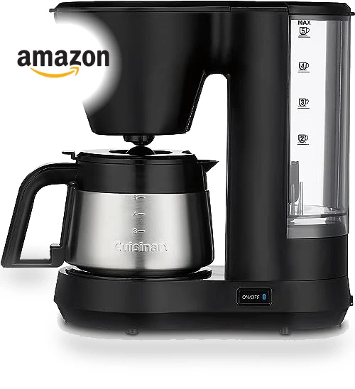 5-Cup Coffeemaker with Stainless Steel Carafe — Coffee & Espresso Combos, Cuisinart