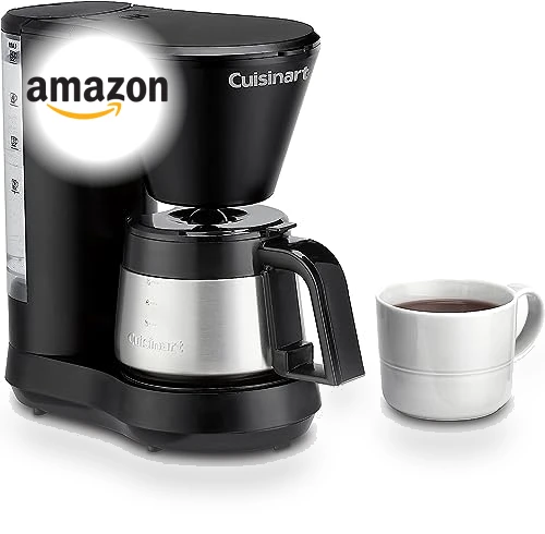 5-Cup Coffeemaker with Stainless Steel Carafe — Coffee & Espresso Combos, Cuisinart