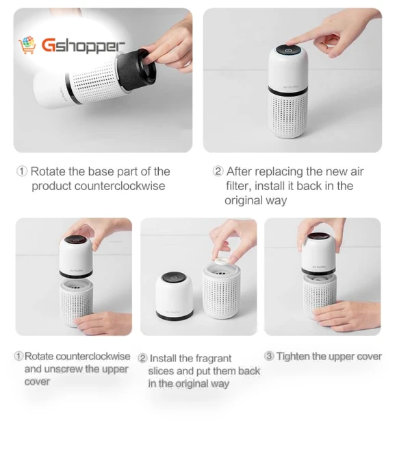Mini Car Air Purifier — Portable Air Purifiers