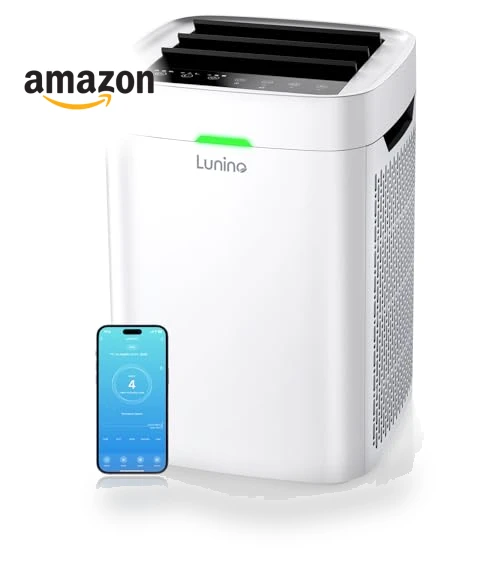 Double-Sided HEPA Air Purifier — Activated Carbon Air Purifiers, LUNINO