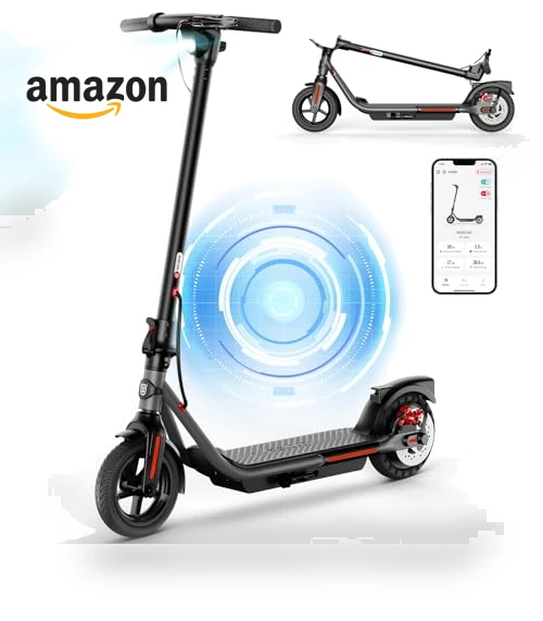 Electric Scooter with 10" Tires and 600W Peak Motor — Electric Self-Balancing Scooters, SISIGAD