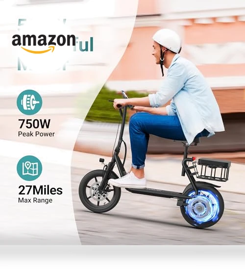 Electric Scooter with Seat — Electric Vehicles, NAVIC