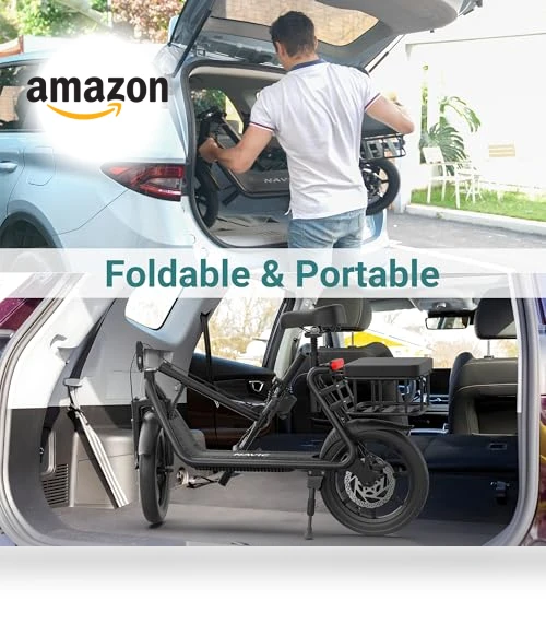 Electric Scooter with Seat — Electric Vehicles, NAVIC