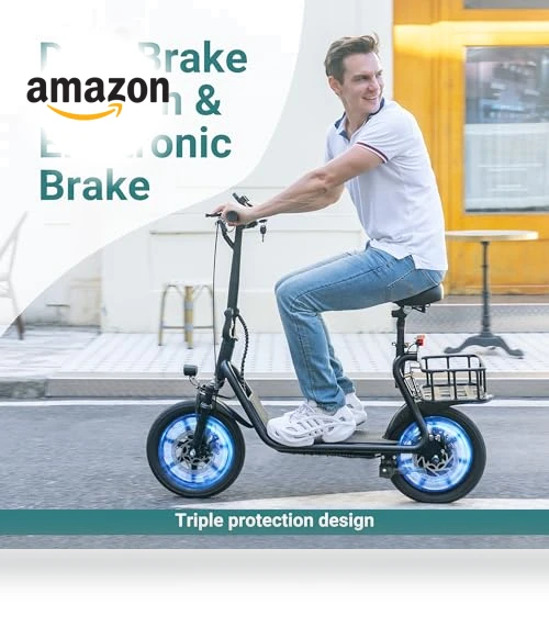 Electric Scooter with Seat — Electric Vehicles, NAVIC