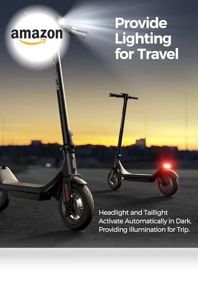 Electric Scooter with Shock Absorbing Tires — Electric Vehicles, MEGAWHEELS