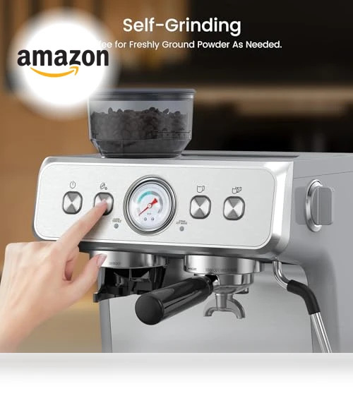 Espresso Machine with Grinder — Coffee & Espresso Combos, Electactic