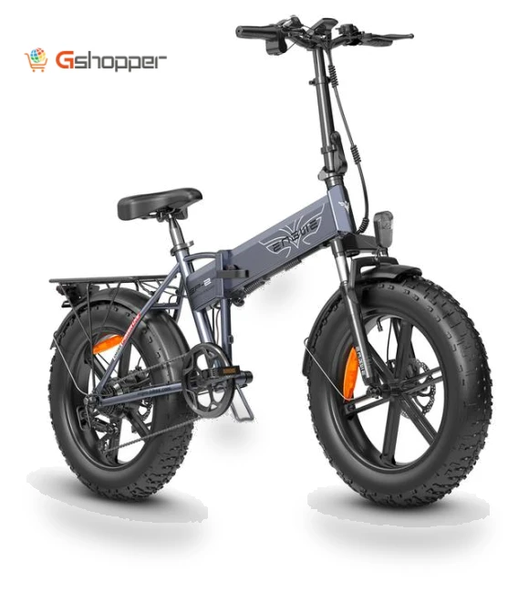 Fast, Foldable Fat-Tire Mountain Bicycle — E-Bikes, ENGWE