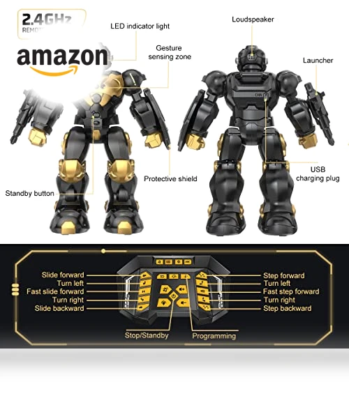 Gesture Sensing RC Robot Toy — Interactive Figures & Robots, Semour