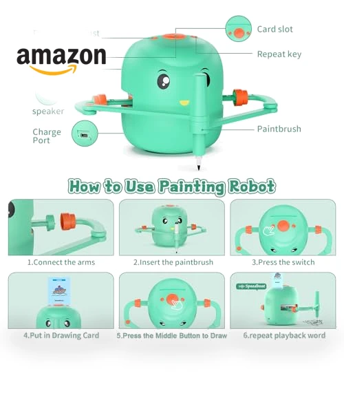 Interactive Educational Drawing Robot for Kids — Educational, CYJBE