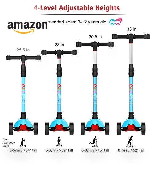 Kick Scooter with Light-Up Wheels — Electric Vehicles, Allek