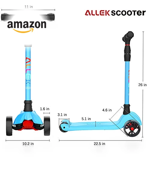 Kick Scooter with Light-Up Wheels — Electric Vehicles, Allek