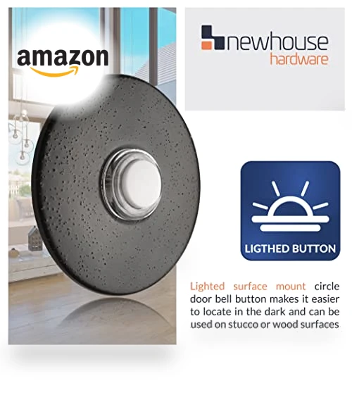 Lighted Doorbell Button — Push Buttons, Newhouse Hardware