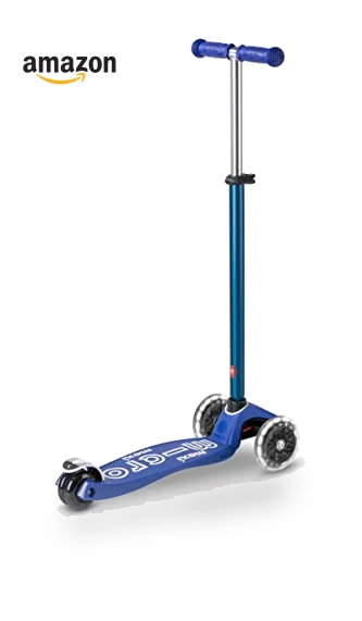 Maxi Deluxe LED Three Wheeled Scooter — Push Scooters, Micro