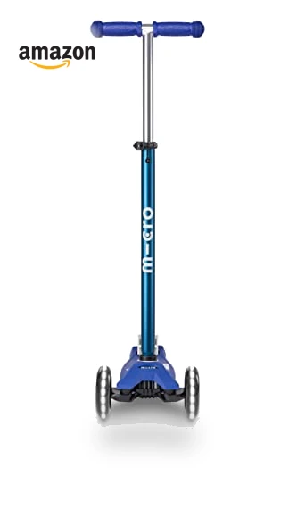 Maxi Deluxe LED Three Wheeled Scooter — Push Scooters, Micro