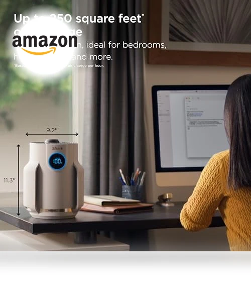NeverChange Air Purifier Compact Pro — Activated Carbon Air Purifiers, Shark