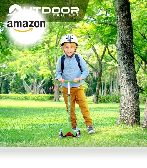 Outdoor Cruiser 3-Wheel Kids Scooter — Balance Bikes