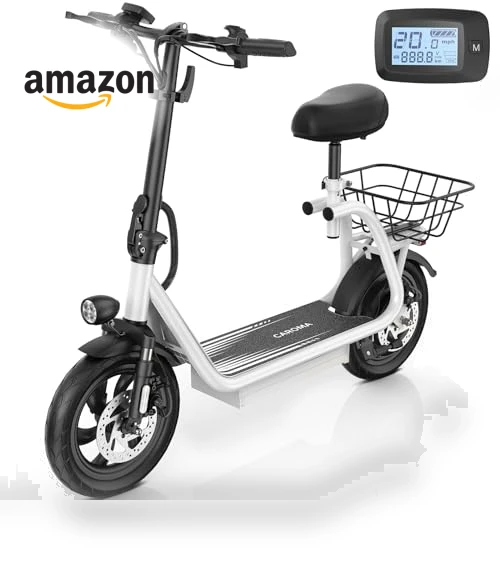 Peak 1200W Electric Scooter with Seat — Push Scooters, Caroma