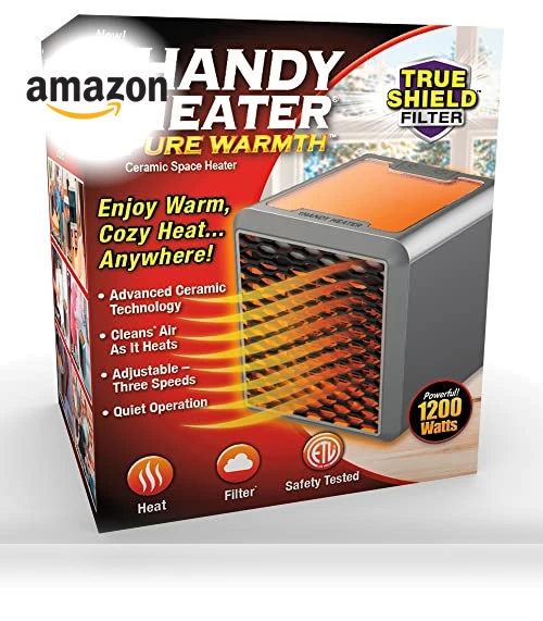 Personal Ceramic Space Heater — Portable Heating Solutions, Ontel