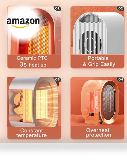 Portable Electric Space Heater — Portable Heating Solutions, Tenhitoys