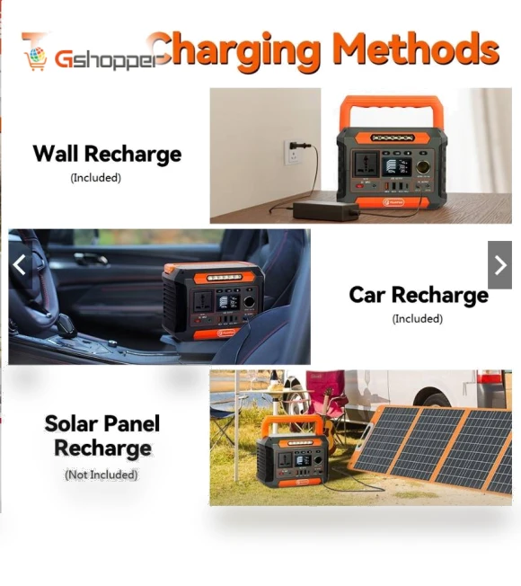 Solar Generator Portable Power Station — Solar & Wind Power, FF Flashfish