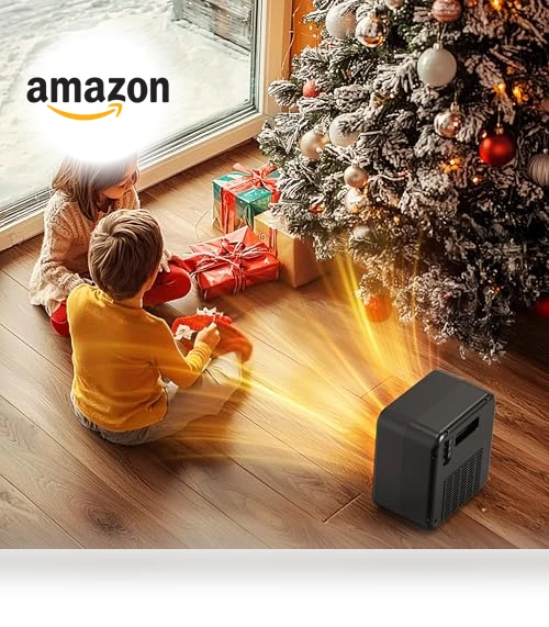 Portable Space Heater with 3D Flame Effect — Portable Heating Solutions, Alpaca
